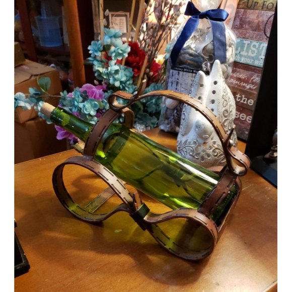 Accents Unique Wrought Iron Wine Bottle Holder Poshmark